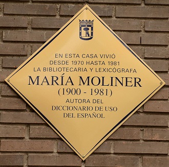 Placa María Moliner